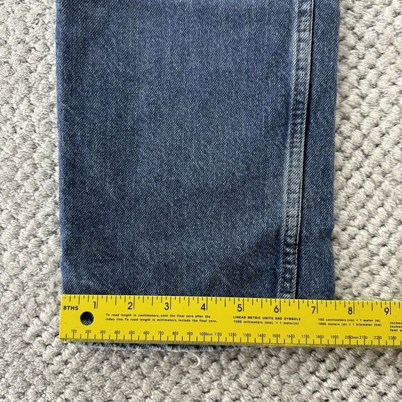 We The Free Jeans Women 26 Blue Medium Wash Straight Leg Mid Rise Button Fly - Picture 9 of 15